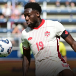 Alphonso Davies on the way to the Premier League