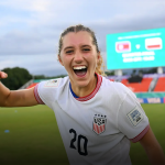 Mary Long of USA celebrates after winning the FIFA U-17 Women’s World Cup Dominican Republic 2024