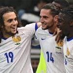 Rabiot double seals top spot for France